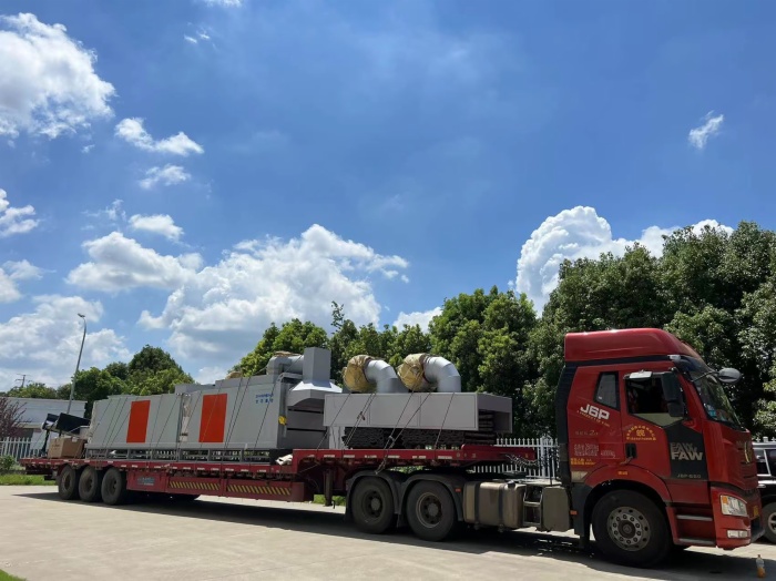 高鐵件全自動達克羅生產線發貨